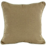 Wheat Brown Canvas Outdoor Decorative Pillow