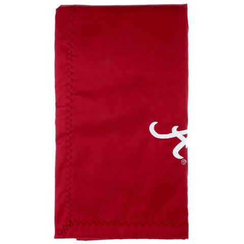 Alabama Crimson Tide Silky and Super Soft Plush Baby Blanket, 28" x 28"