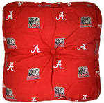 Alabama Crimson Tide Floor Pillow or Pet Bed, 24" x 24" Square