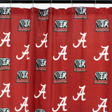 Alabama Crimson Tide Shower Curtain Cover