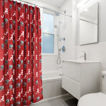 Alabama Crimson Tide Shower Curtain Cover