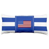 Blue American Flag Decorative Pillow, 2 Sizes, Made in the USA