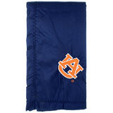 Auburn Tigers Silky and Super Soft Plush Baby Blanket, 28" x 28"