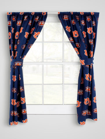 Auburn Tigers Curtain Panels - 63" or 84"