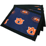 Auburn Tigers Placemat, Set of 4 Cotton and Reusable Placemats