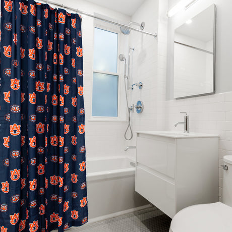 Auburn Tigers Shower Curtain Cover