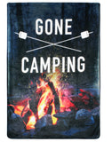 Gone Camping Throw Blanket