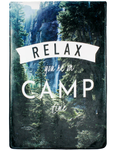 Camp Time Throw Blanket