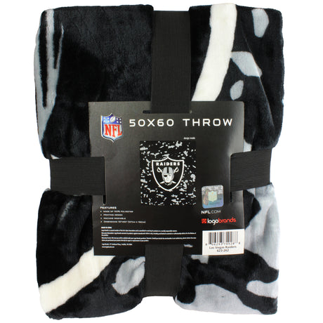 Las Vegas Raiders NFL Throw Blanket, 50" x 60"