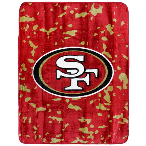 San Francisco 49ers NFL Throw Blanket, 50" x 60"