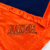 Illinois Fighting Illini Silky and Super Soft Plush Baby Blanket, 28" x 28"