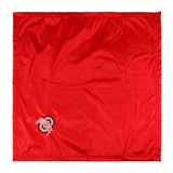 Ohio State Buckeyes Silky and Super Soft Plush Baby Blanket, 28" x 28"