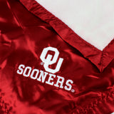 Oklahoma Sooners Silky and Super Soft Plush Baby Blanket, 28" x 28"