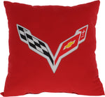 Corvette 2 Sided Decorative Pillow, 16" x 16", Made in the USA