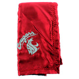 Washington State Cougars Silky and Super Soft Plush Baby Blanket, 28" x 28"