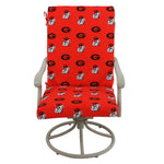 Georgia Bulldogs Two Piece Chair Cushion