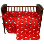Georgia Bulldogs 5 piece Baby Crib Set