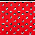 Georgia Bulldogs Shower Curtain Cover