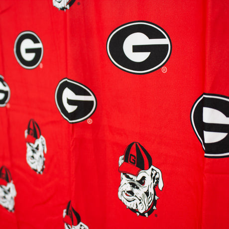 Georgia Bulldogs Shower Curtain Cover