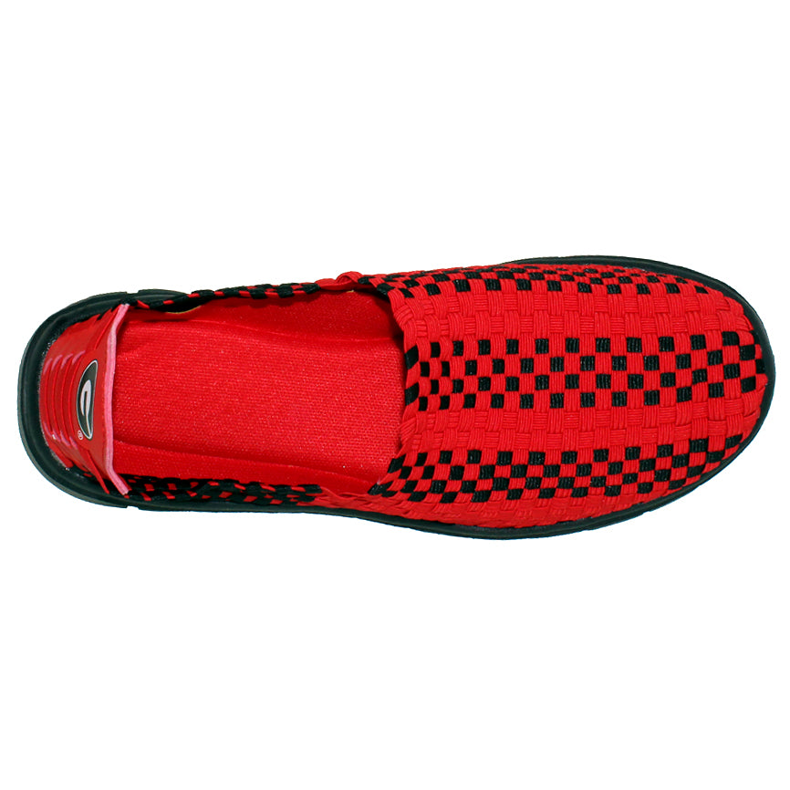 Georgia Bulldogs Woven Colors Comfy Slip On Shoes