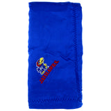 Kansas Jayhawks Silky and Super Soft Plush Baby Blanket, 28" x 28"