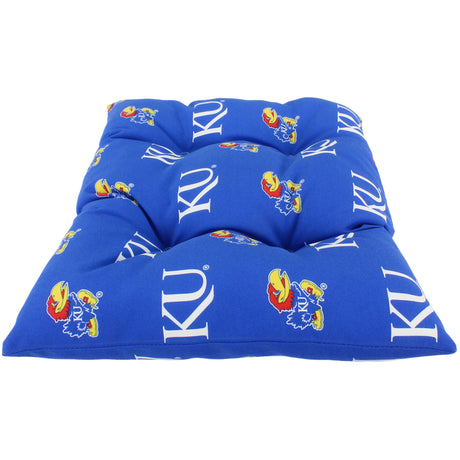 Kansas Jayhawks Rocker Pad/Chair Cushion or Small Pet Bed