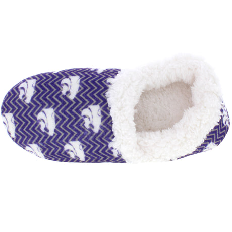 Kansas State Wildcats Chevron Slip On Slippers