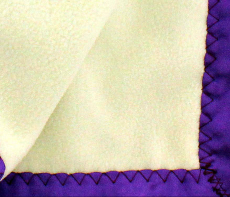 Kansas State Wildcats Silky and Super Soft Plush Baby Blanket, 28" x 28"