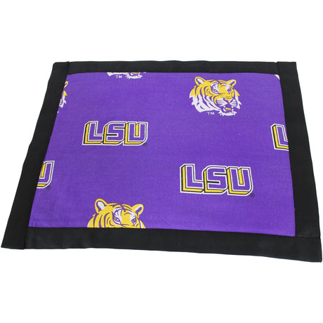 LSU Tigers Placemat Set, Set of 4 Cotton and Reusable Placemats