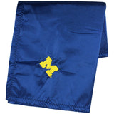 Michigan Wolverines Silky and Super Soft Plush Baby Blanket, 28" x 28"