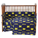 Michigan Wolverines 5 piece Baby Crib Set