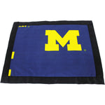 Michigan Wolverines Placemat Set, Set of 4 Cotton and Reusable Placemats