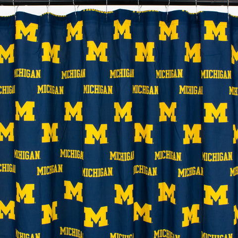 Michigan Wolverines Shower Curtain Cover