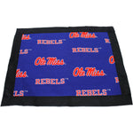 Ole Miss Rebels Placemat Set, Set of 4 Cotton and Reusable Placemats