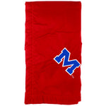 Ole Miss Rebels Silky and Super Soft Plush Baby Blanket, 28" x 28"