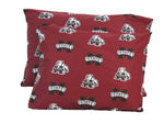 Mississippi State Bulldogs Pillowcase Pair