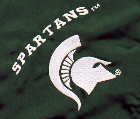Michigan State Spartans Silky and Super Soft Plush Baby Blanket, 28" x 28"