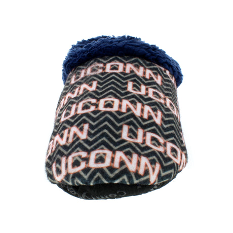 Connecticut Huskies Chevron Slip On Slippers