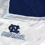 North Carolina Tar Heels Silky and Super Soft Plush Baby Blanket, 28" x 28"