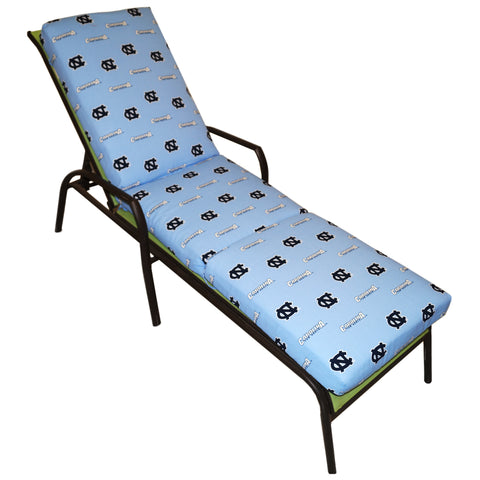 North Carolina Tar Heels Three Piece Chaise Lounge Cushion
