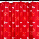 Nebraska Huskers Shower Curtain Cover