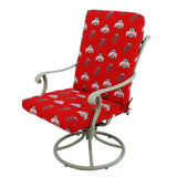 Ohio State Buckeyes Two Piece Chair Cushion