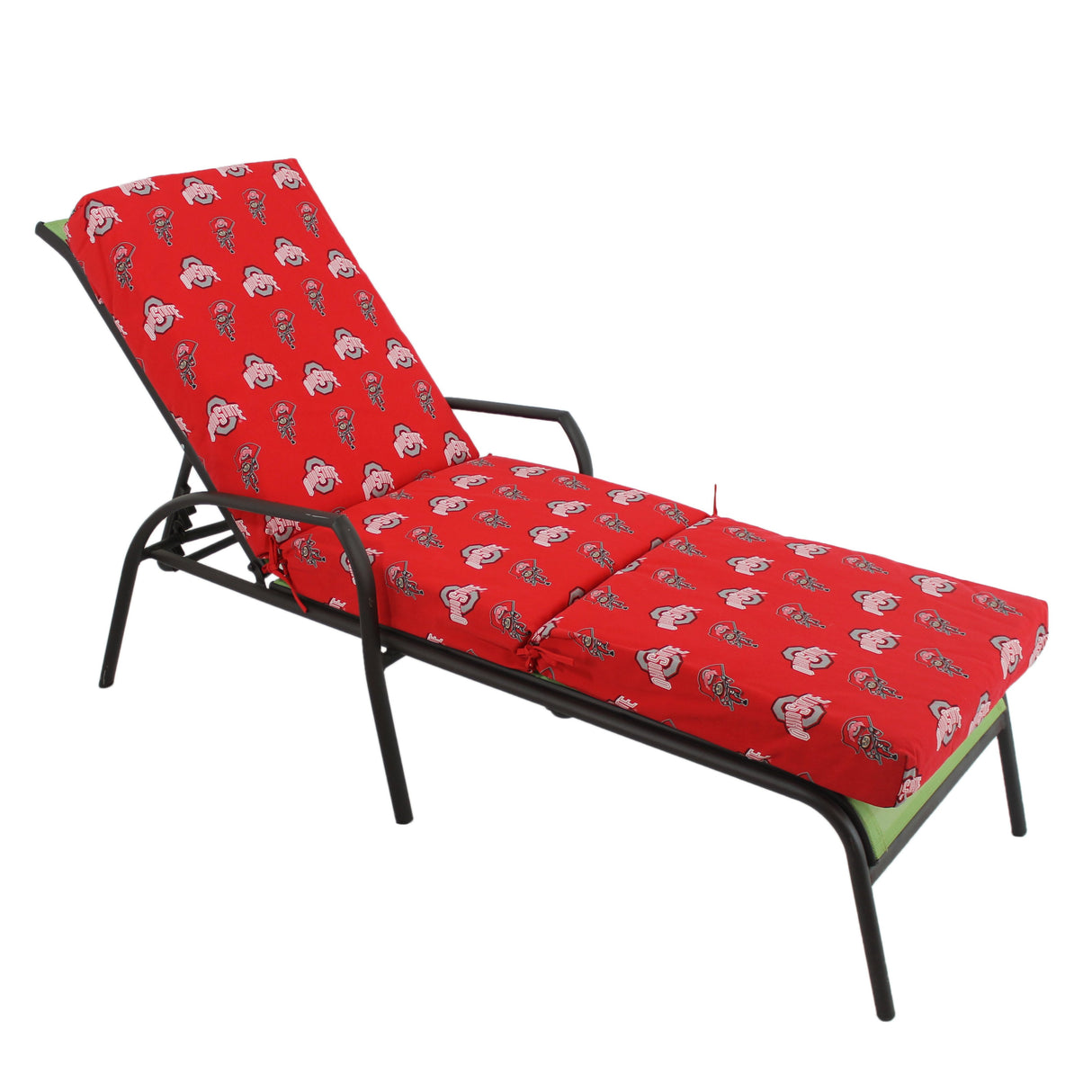 Ohio State Buckeyes Three Piece Chaise Lounge Cushion
