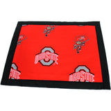 Ohio State Buckeyes Placemat Set, Set of 4 Cotton and Reusable Placemats