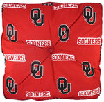 Oklahoma Sooners Floor Pillow or Pet Bed, 24" x 24" Square