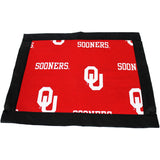 Oklahoma Sooners Placemat Set, Set of 4 Cotton and Reusable Placemats