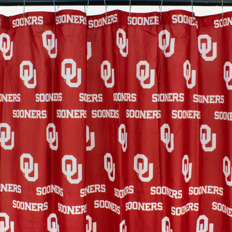 Oklahoma Sooners Shower Curtain Cover