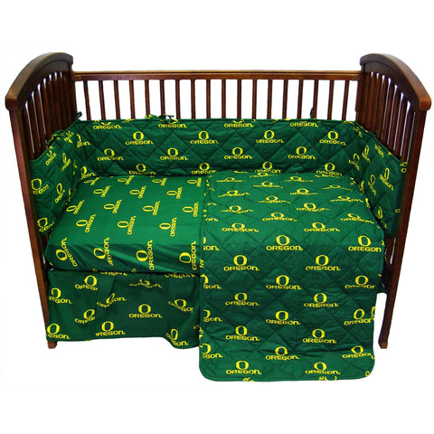 Oregon Ducks 5 piece Baby Crib Set