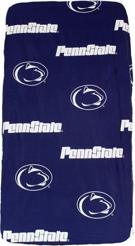 Penn State Nittany Lions Baby Crib Fitted Sheet