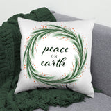 Peace on Earth Double Sided Pillow, Made in the USA